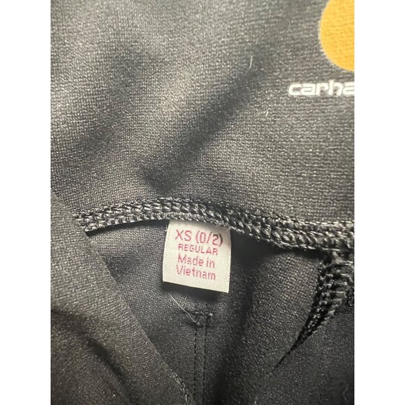 Carhartt Womens Fitted Force Utility Leggings With Pockets Black Size XS - Picture 3 of 8